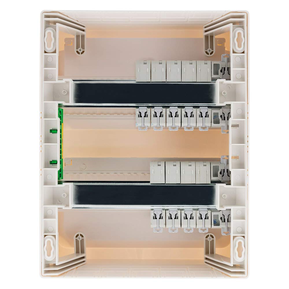 Zenitech - Coffret T3 26 modules équipé + 9 disjoncteurs + 2 interrupteurs + Accessoires — vue 4