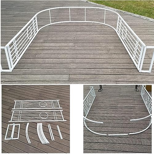 Support d'arche en métal robuste ELzEy grand format 340x230cm pour jardin