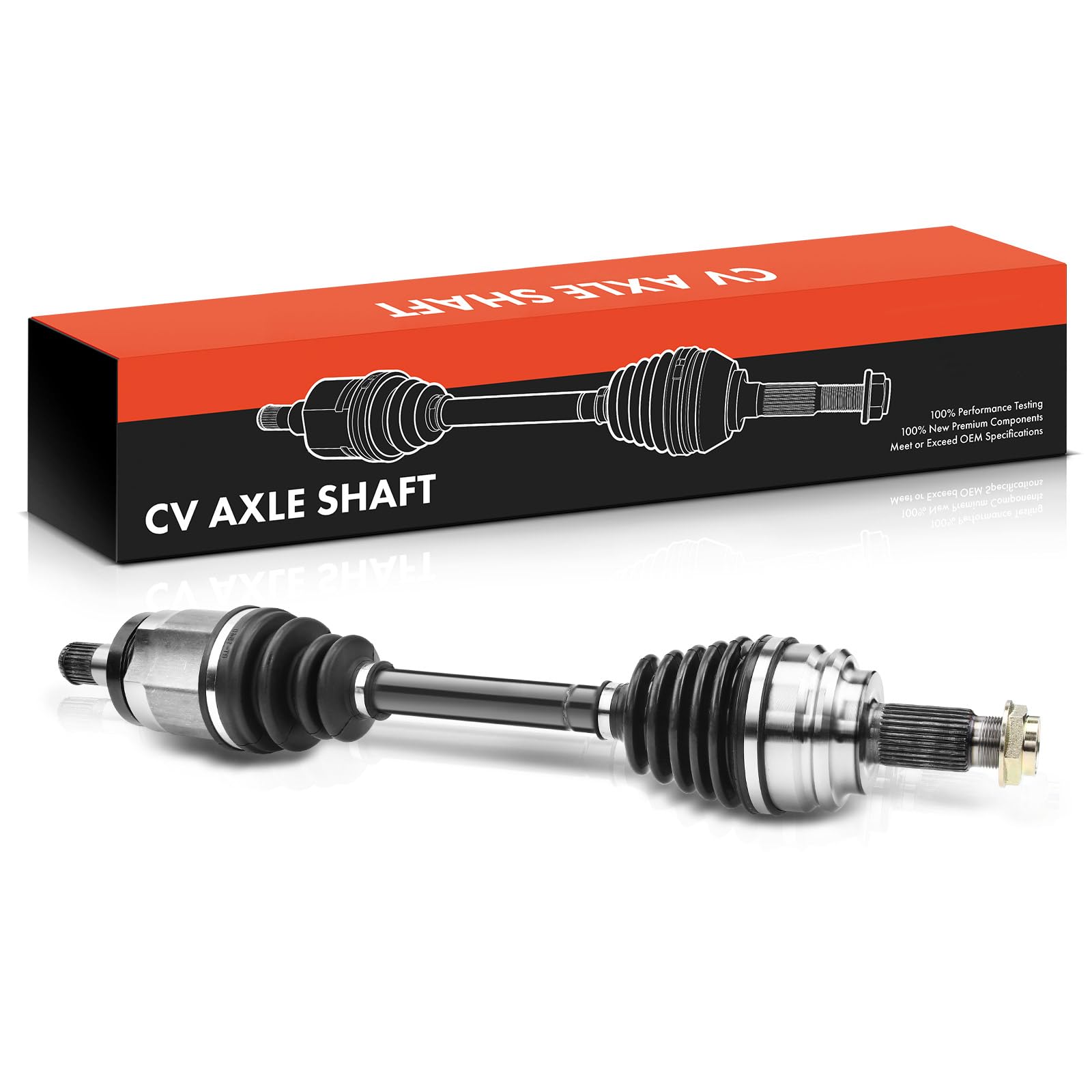 Frankberg Eje motriz Eje de transmisión sin ABS Ring Eje delantero Izquierda Compatible con X3 E83 2.0d-3.0d 2.5i-3.0i xDrive18-xDrive35 2003-2011 Replace# 31603450565