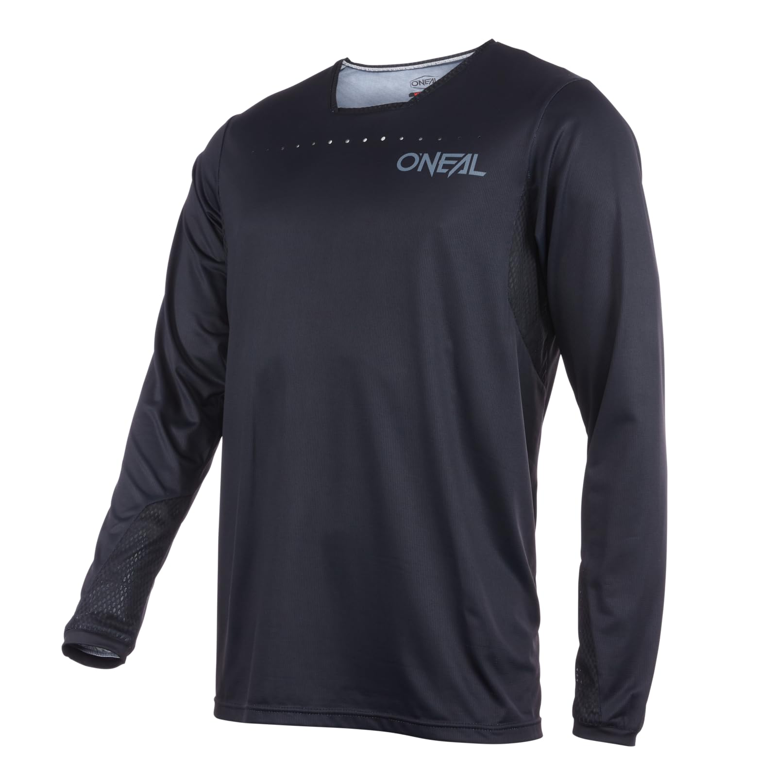 Oneal Men's Black Elet Fr Plain V.22 Bicycle Jersey