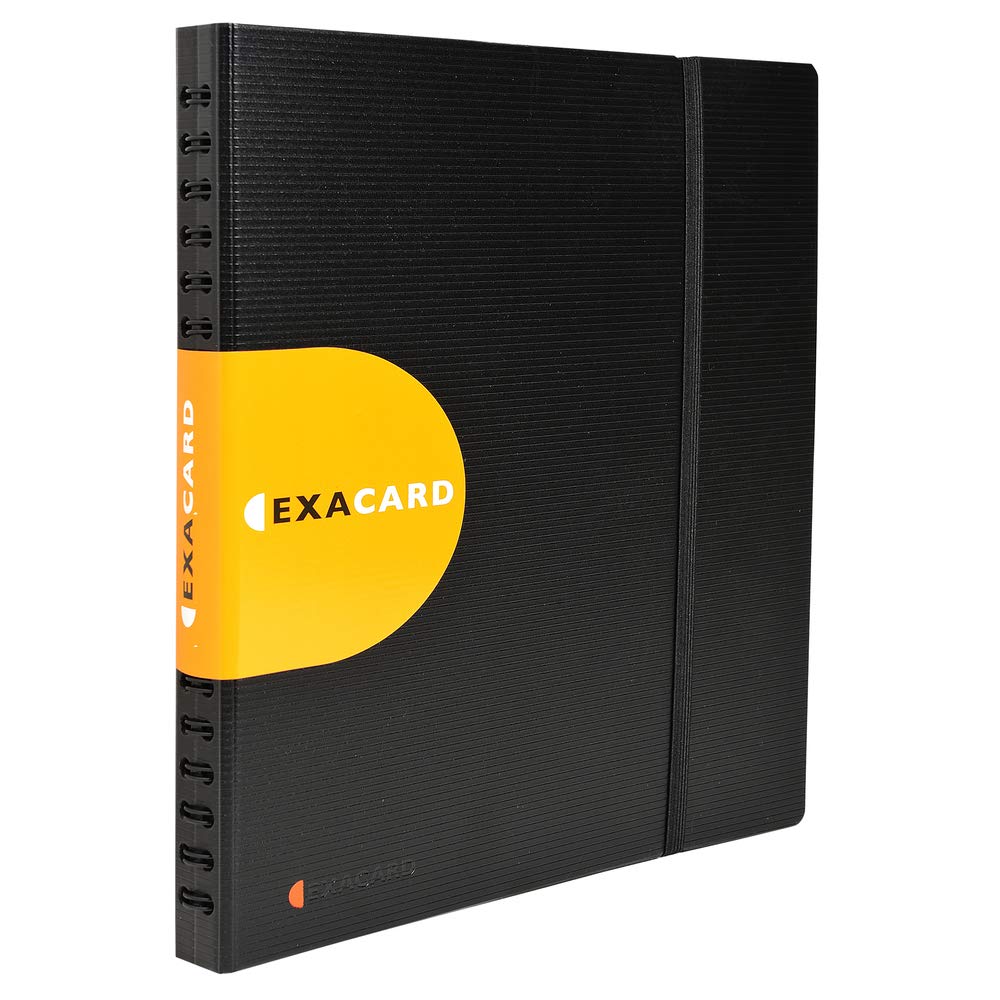 Porta Biglietti Da Visita Exacompta - 26.5x25 Cm, Nero, Per Ufficio O Casa - Foto 3