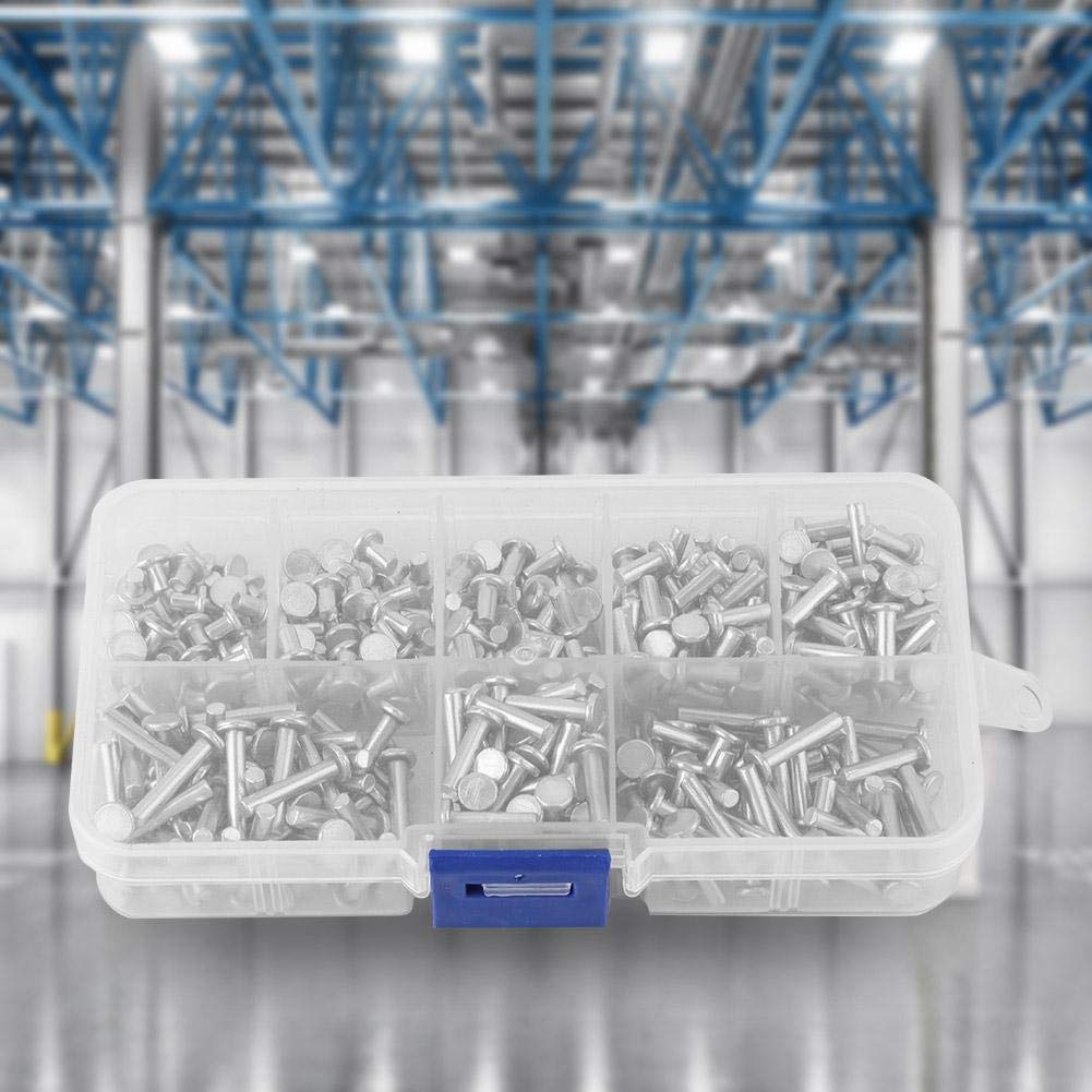 SKIR'CO 500 Pezzi Rivetti Ciechi In Alluminio 3,2 X 10 Mm Mandrino Acciaio Pop - Foto 12