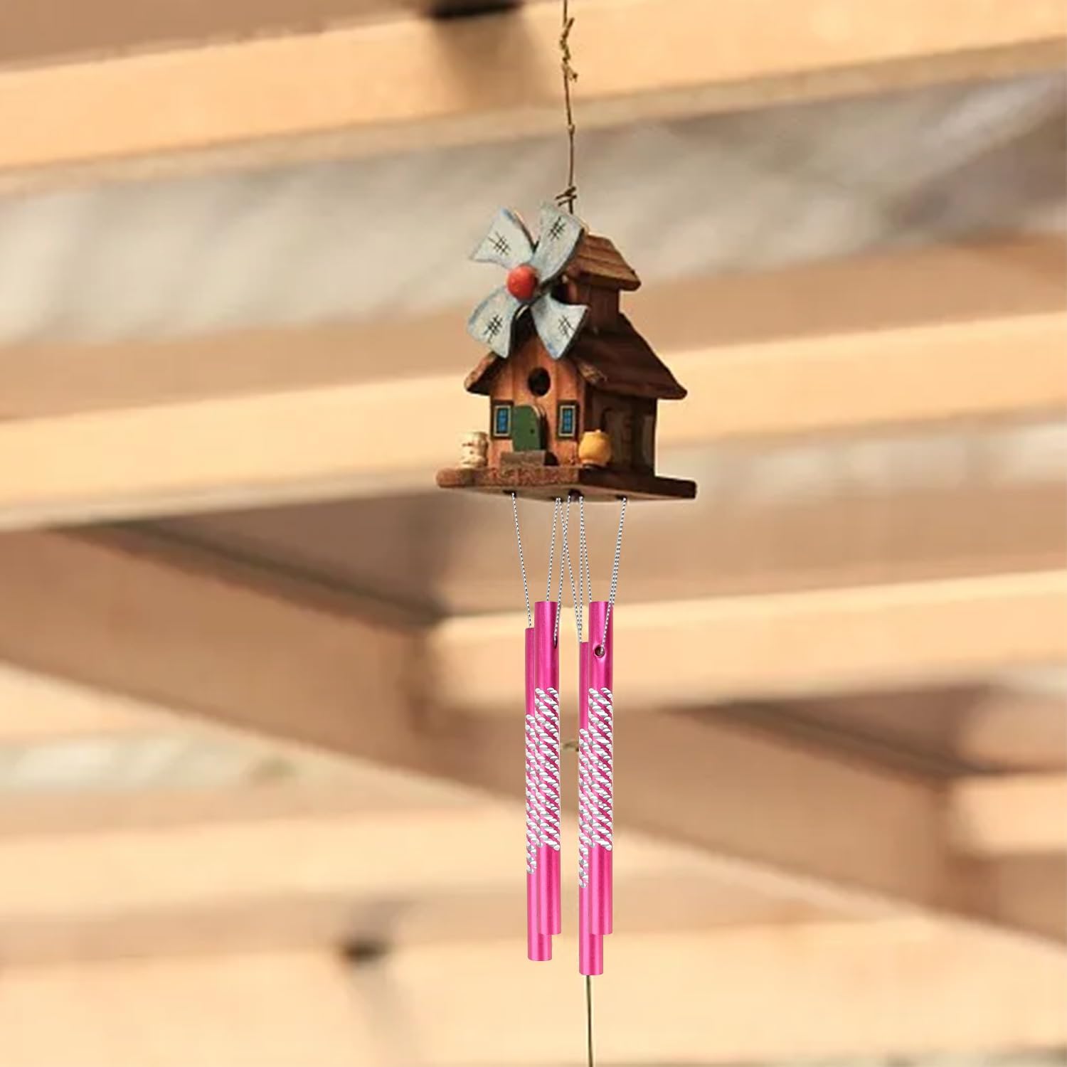 DIYCUT 50 Pièces Carillon à Vent Couleur, Carillons Éoliens