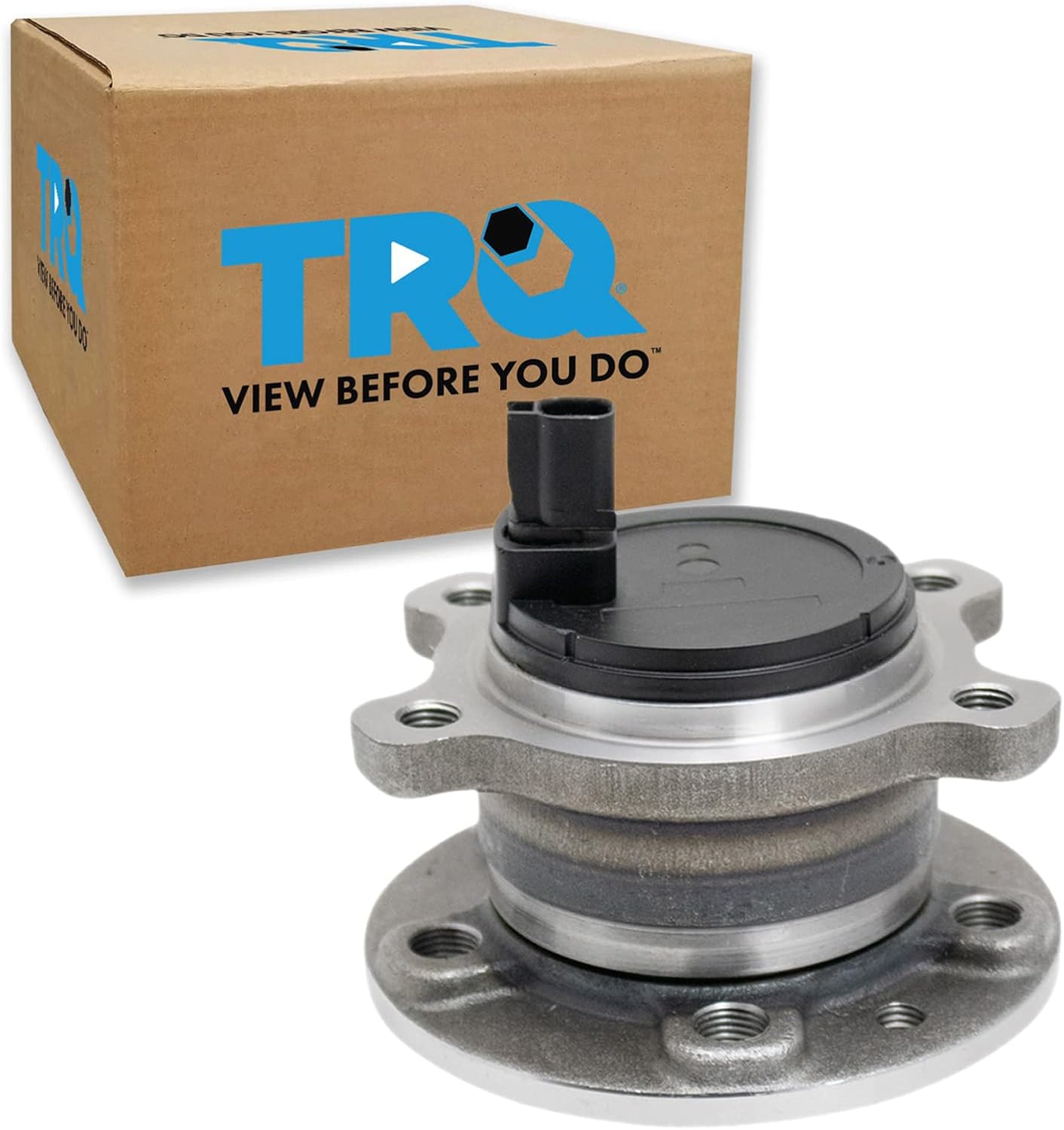 (Incomplete)(similar to photo)TRQ Rear Driver Side Passenger Side Wheel Bearing & Hub Assembly with ABS Sensor Compatible with 2012-2014 Volvo S60 2007-2013 S80 2008-2010 V70 2013 XC70