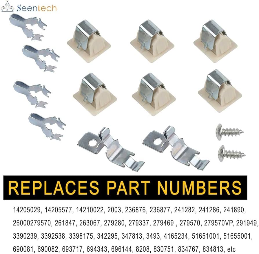 Su per SRT Appliance Parts, 279570 Dryer Door Latch, Fits Roper, Kenmore