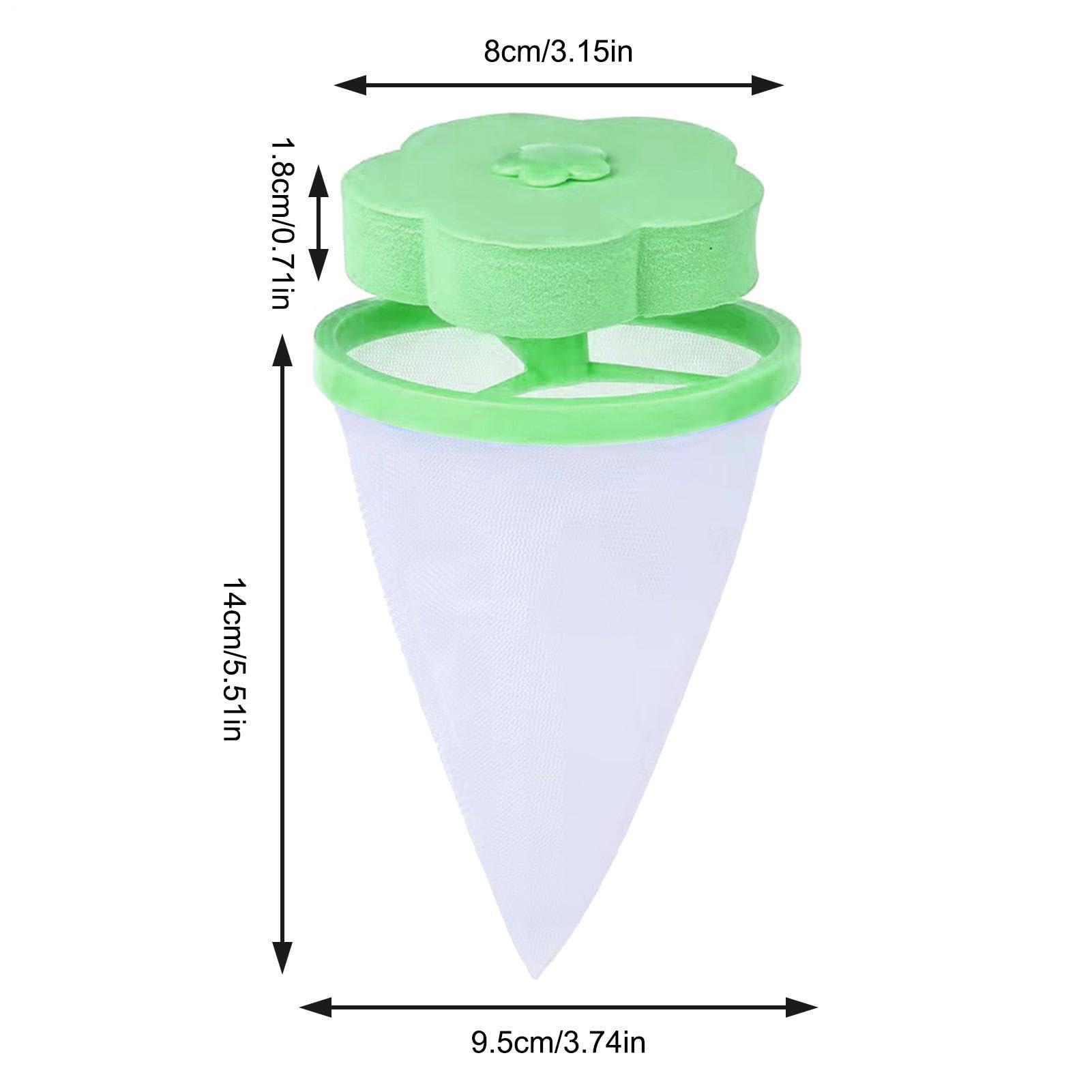 Washing Machine Hair Catcher,Reusable Hair Filter Bag for Laundry - Plum-Shaped Cleaning Mesh Bags, Household Floating — view 4