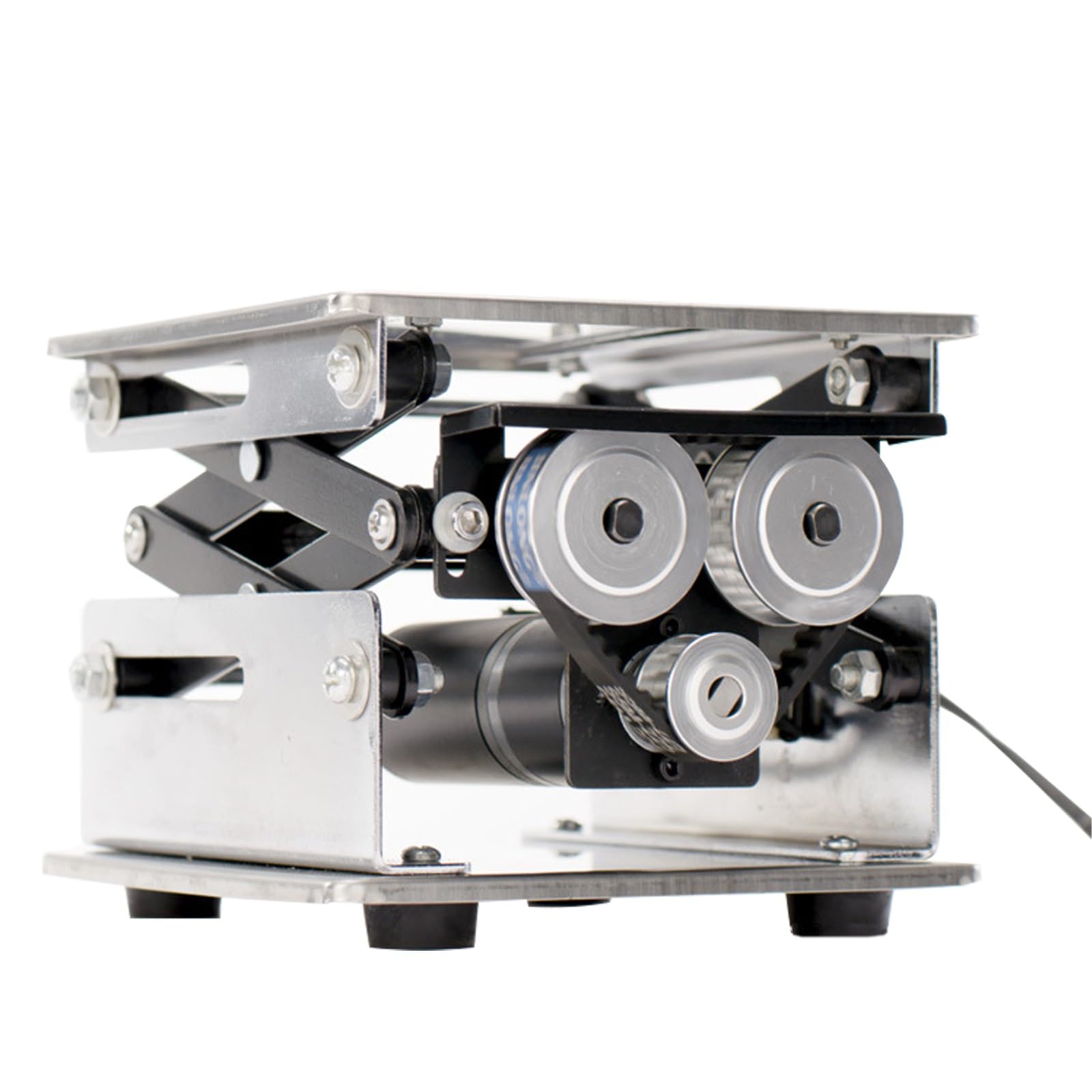 Elektrische Labor-Hebebühne, höhenverstellbarer Tisch 10–29 cm/30,7 cm, Fernbedienungshöheunterstützung, 10 kg Tragkraft (20 x 20 cm) – ideal für Labors und Werkstätten