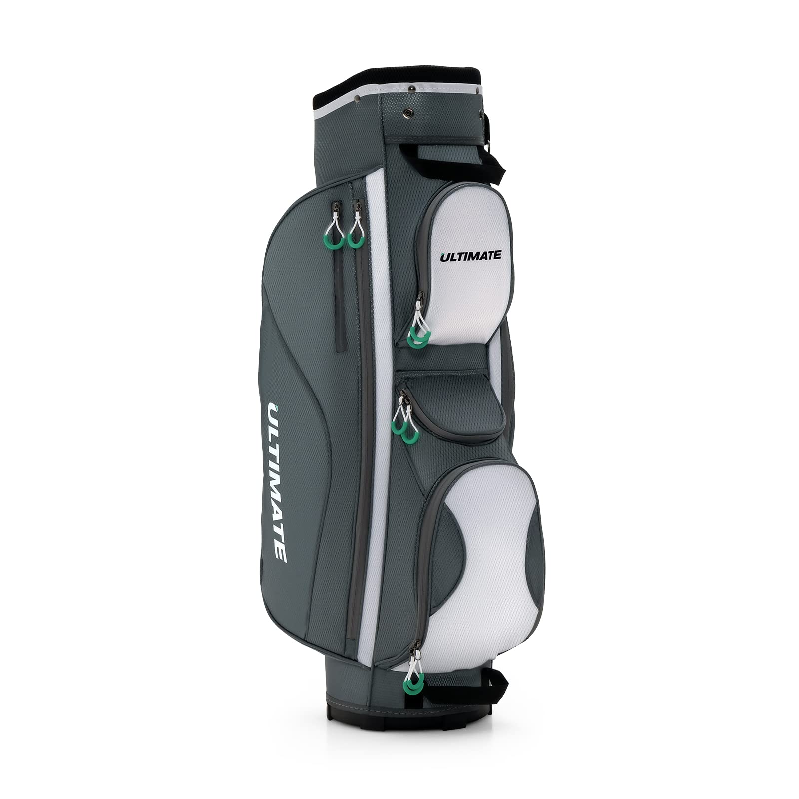 GOPLUS Bolsa de Golf Ligera con 14 divisores, 7 Bolsillos con Cremallera, Bolsa de Valor, Bolsa de Viaje, Correa para el Hombro, Gorro de Lluvia y Soporte para Paraguas, Bolsa para Palos de Golf