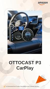OTTOCAST P3 CarPlay AI Box - 2023 Android 12.0 CarPlay Video