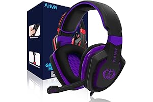 Immersive Audio Experience with Memory Earmuffs: AH28plus Gaming Headphones