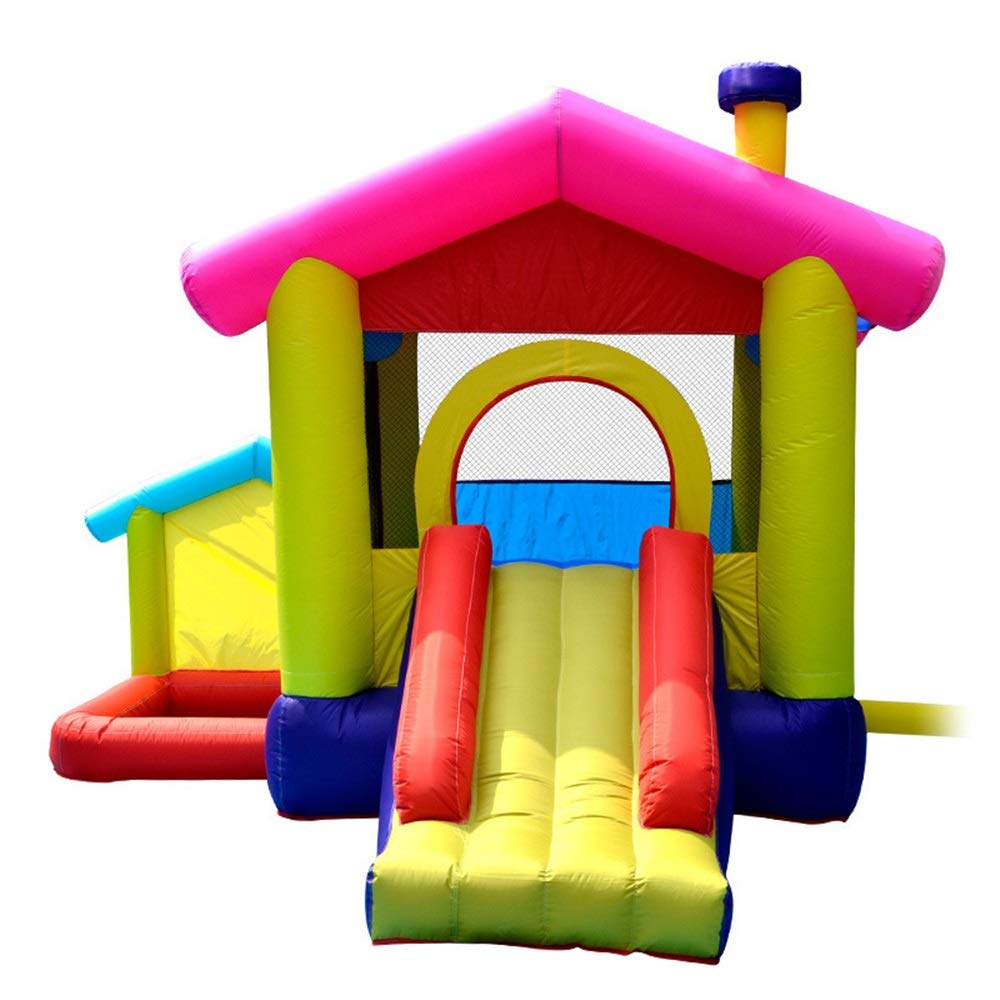 Château Gonflable, Gonflable avec Toboggan Et Trampoline