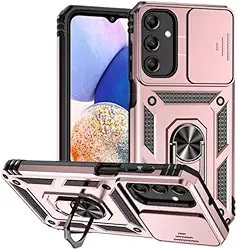 Capa Capinha Anel Anti Impacto Case para Samsung Galaxy S23 NORMAL 4g 5g armadura anti luxo suporte (ROSA)