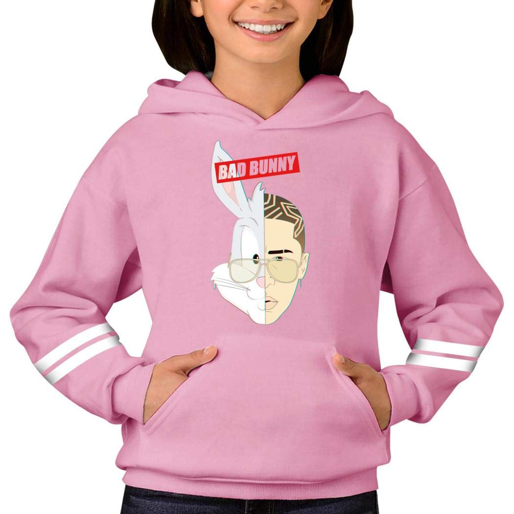 Bad-Guy-Bunny Top Fashion Hoodie Pullover Sweatshirt Pocket Youth Boys Girls Cotton Sweaters