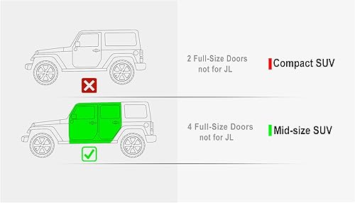 Miniatura 6 de HD Ridez Armadura de peldaños de bolsillo de aluminio compatible con Jeep Wrangler JK 2007-2018 de 4 puertas (los peldaños laterales de fábrica o