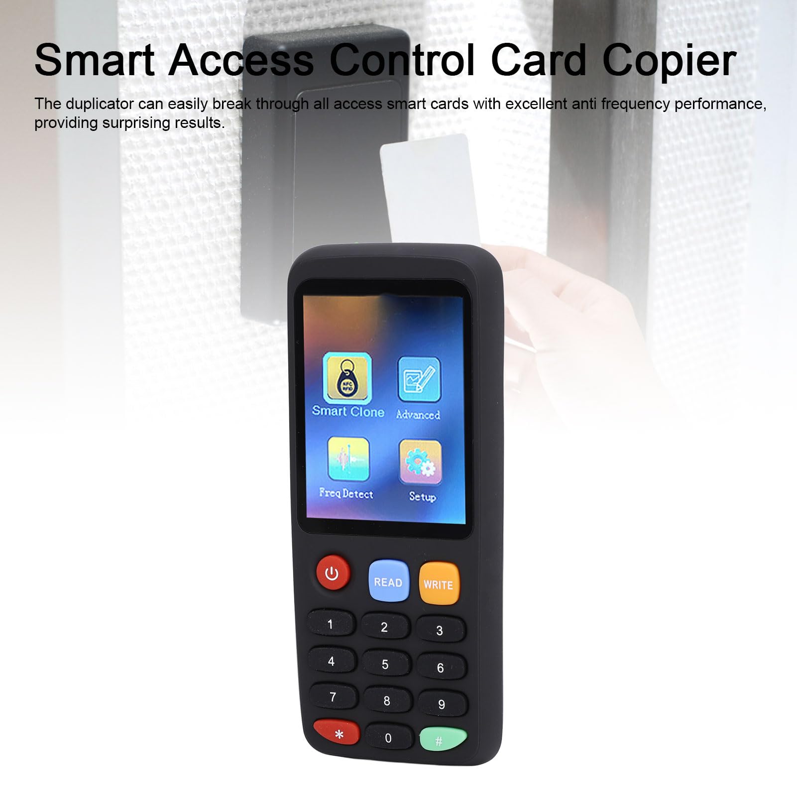 Focket Copiadora de Tarjeta IC, Duplicador de Tarjeta NFC con Software Profesional para el Cifrado de Edición de Descifrado, Admite USB Tipo C 125kHz 13.56MHz para Tarjetas