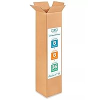 Vista 237 de IDL Packaging Cajas para envío de cartón corrugado cúbicas de 10 pulgadas de largo x 10 pulgadas de ancho x 10 pulgadas de alto (paquete de 5)