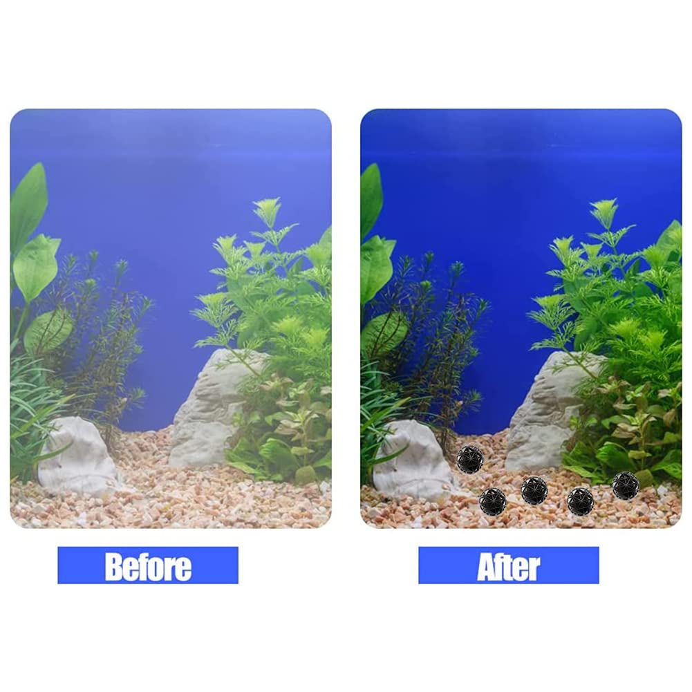 50 Filterbälle Bio Filtermedium - BalanceBalls Für Aquarium & Teich, Reduziert Wasserwechsel