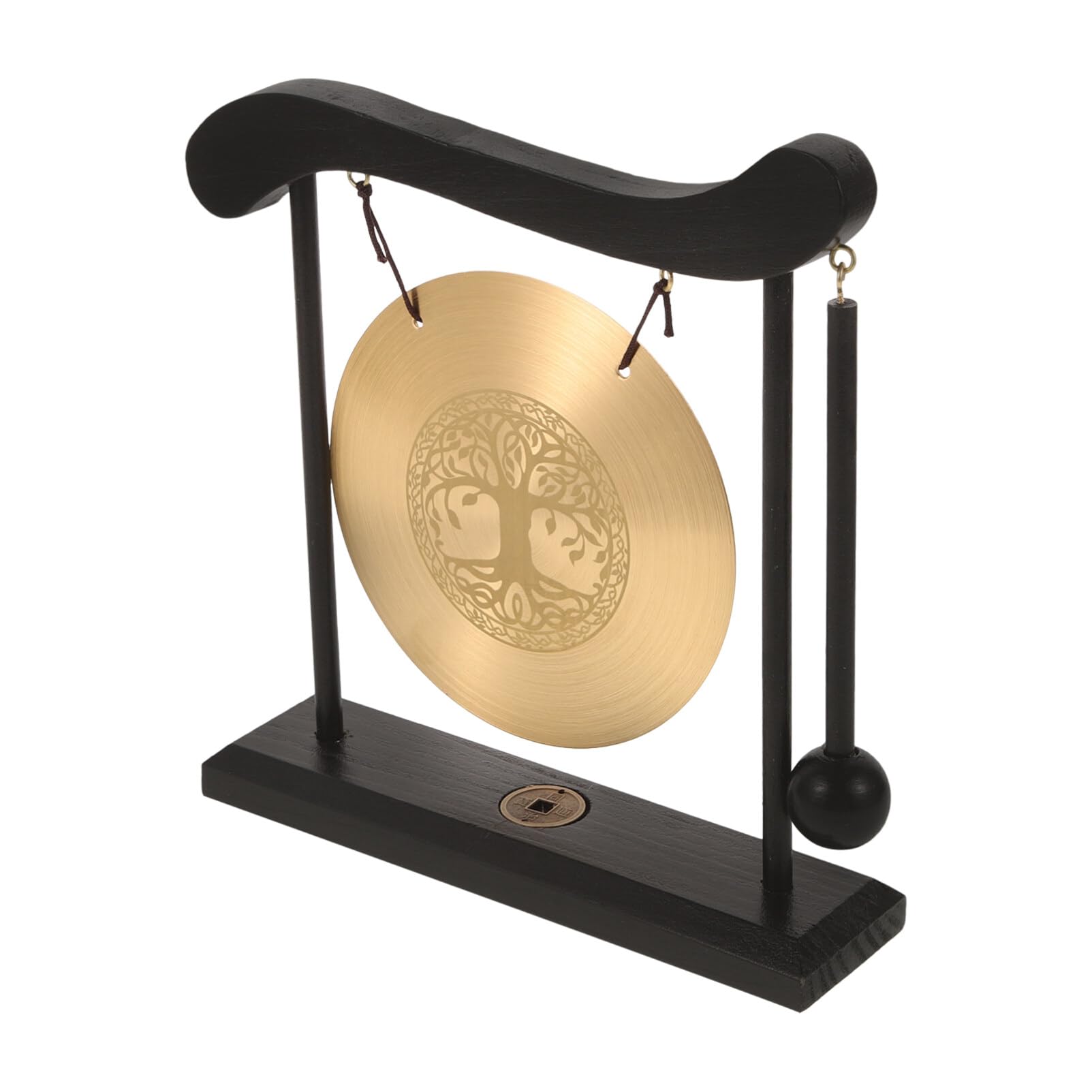 DECHOUS Desktop Gong Decorativo Con e Martello Feng Shui Con Della Decorazione Per
