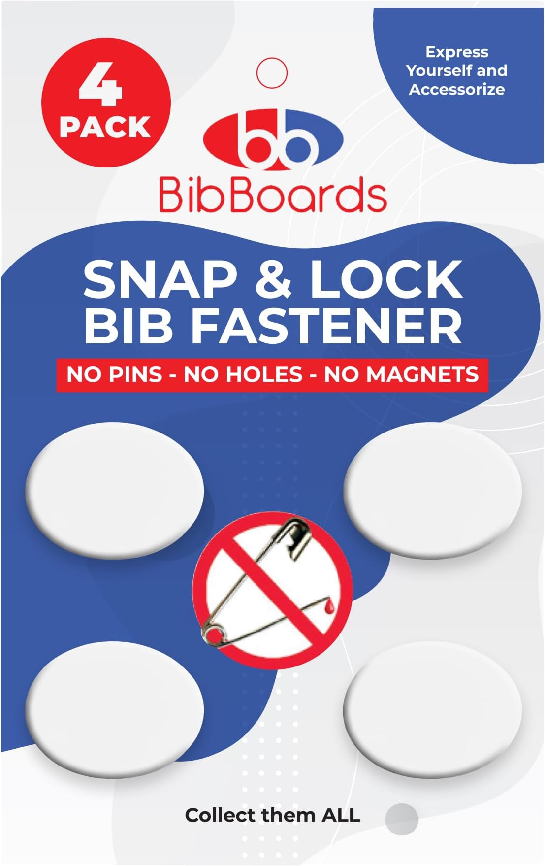 Safety Lock Race Bib Clips