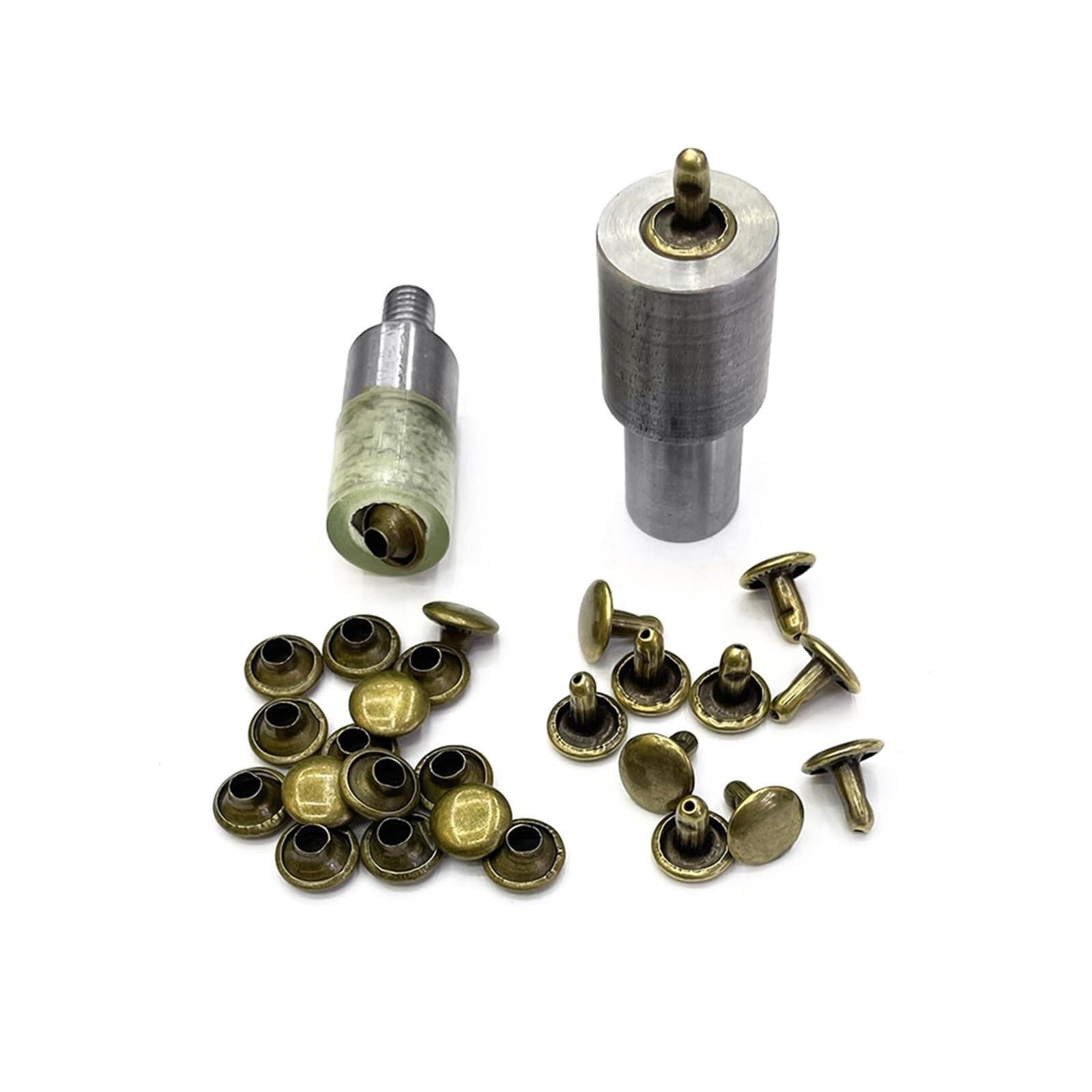 Snap Fasteners Botón Die Herramientas de instalación remaches doble cara | Máquina de botones, molde especial (12 mm), troquel for máquina de cierre a presión(500 sets-01,12 mm)