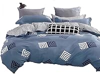 Vista 7 de Swanson Beddings Leafy - Juego de cama 100% algodón: Funda de edredón, fundas de almohada