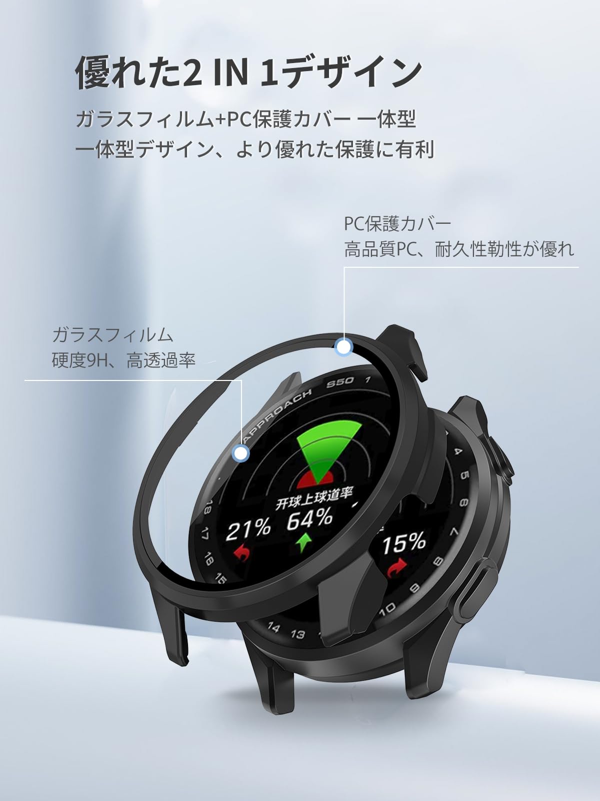 GARMIN デバイス ケース付き Amazon.co.jp: ガーミン Garmin Forerunner 165 / 165 Music ケース+