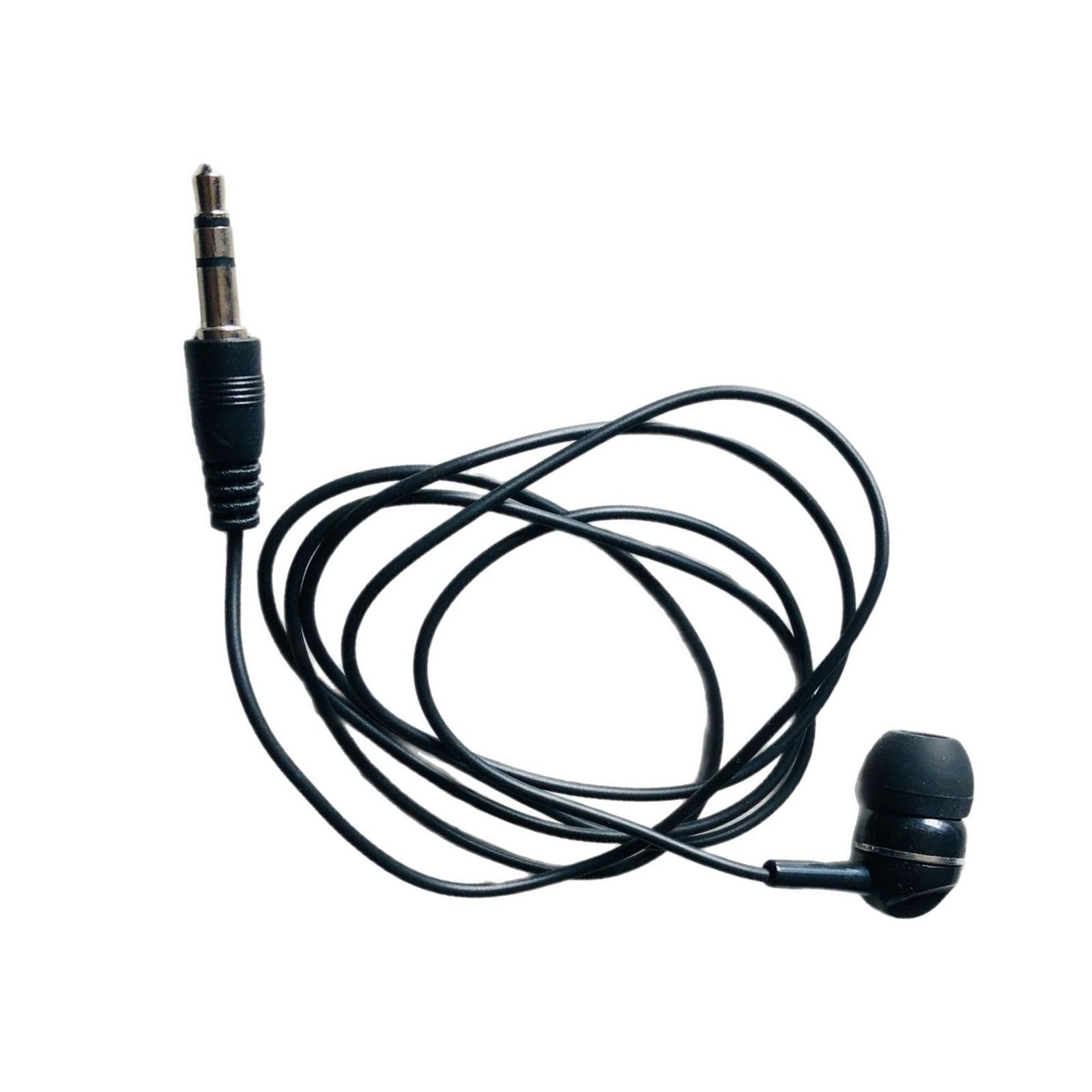 3 5mm in Ear Single-Side Earphones Earbud Corded Headsets Headphone Single Side for MP3 MP4 Mobile Phones Notebook
