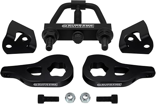 Supreme Suspensions - Kit de nivelación delantera para Dodge Ram 1500 4WD 2002-2005 llaves de elevación delantera ajustables de 1 a 3 pulgadas con