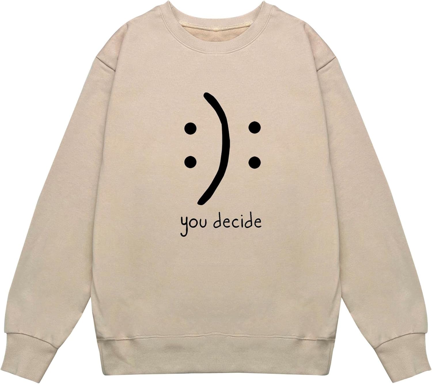 BLACKMYTH Women Round Neck Sweaters Graphic Cute Pullover Long Sleeve Funny Sweatshirts - Image 3