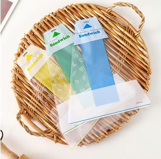 Miniatura 5 de Juego de 100 bandejas de papel pequeñas para sándwich y bolsas de sándwich de plástico, caja de cuña desechable de 4.5 x 4.5 x 2.5 pulgadas, fácil