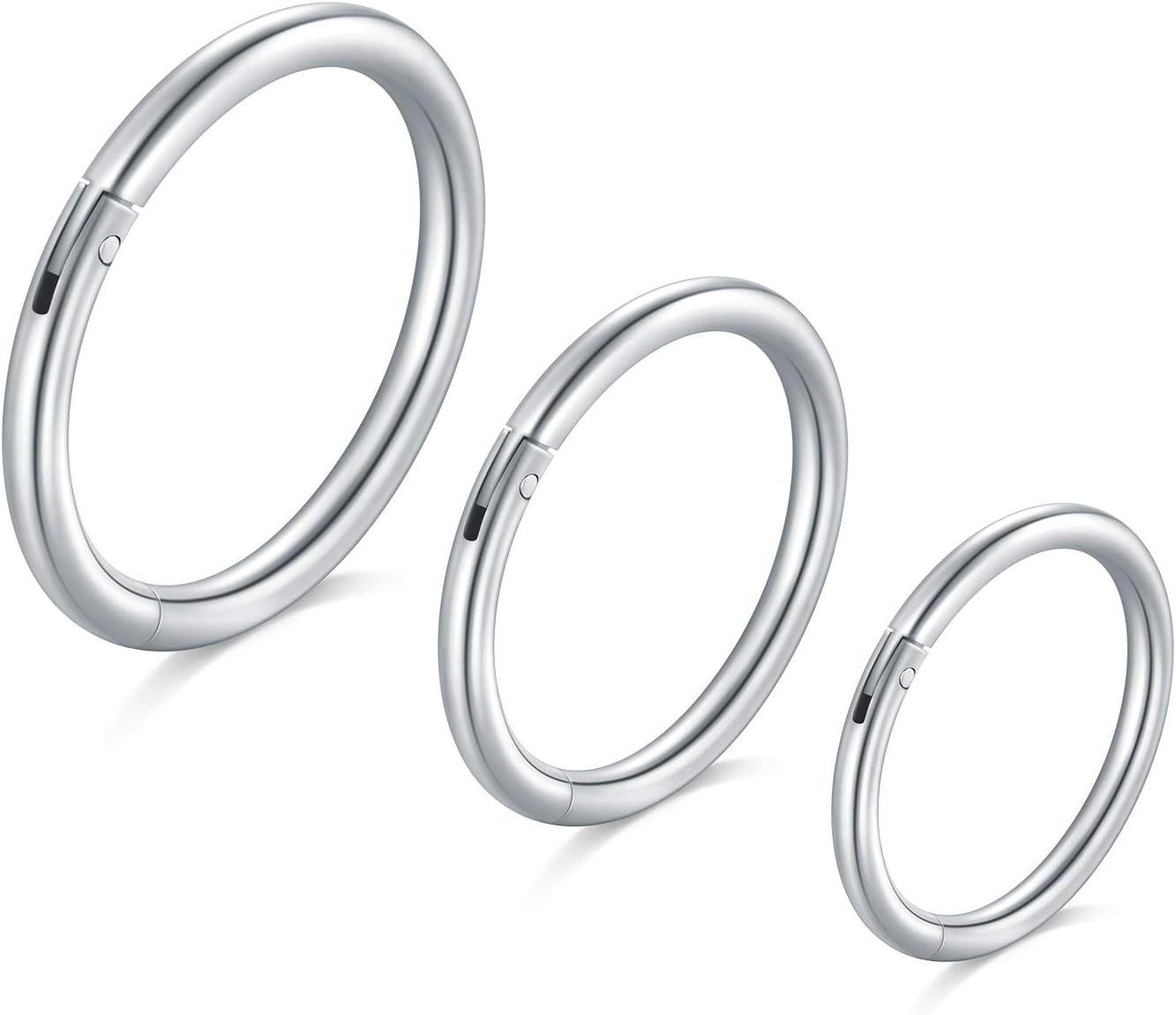 Longita Neuspiercing, set van 22 stuks, 18G roestvrij staal, met neusring en neusstekers, septumpiercing, sieraden, lippiercing, goud- en zilver, voor neus, septum, lip, helix, tragus, daith Longita Neuspiercing, set van 22 stuks, 18G roestvrij staal, met neusring en neusstekers, septumpiercing, sieraden, lippiercing, goud- en zilver, voor neus, septum, lip, helix, tragus, daith