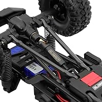 Vista 5 de GLOBACT para TRX4M Eje de transmisión central de acero 1/18 RC Crawler Actualizaciones Accesorios (Negro 2 piezas)