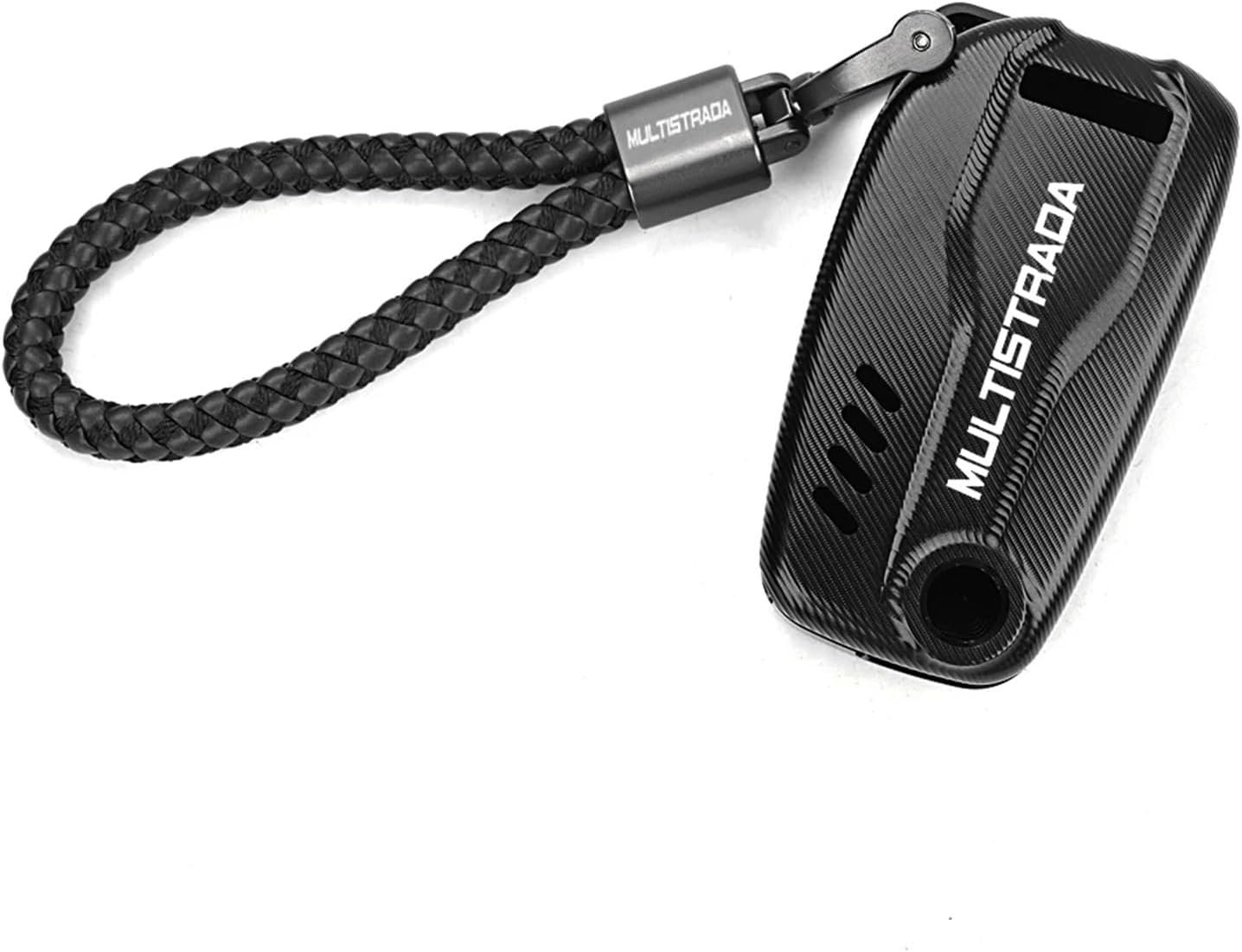 Motorcycle Key Shell Protective Case For DUCATI Multistrada V4 V4S V2 V2S 1260S 950S Aluminum Accessories Motorcycle KeyCase Key Chain Ring Cover Cap Shell