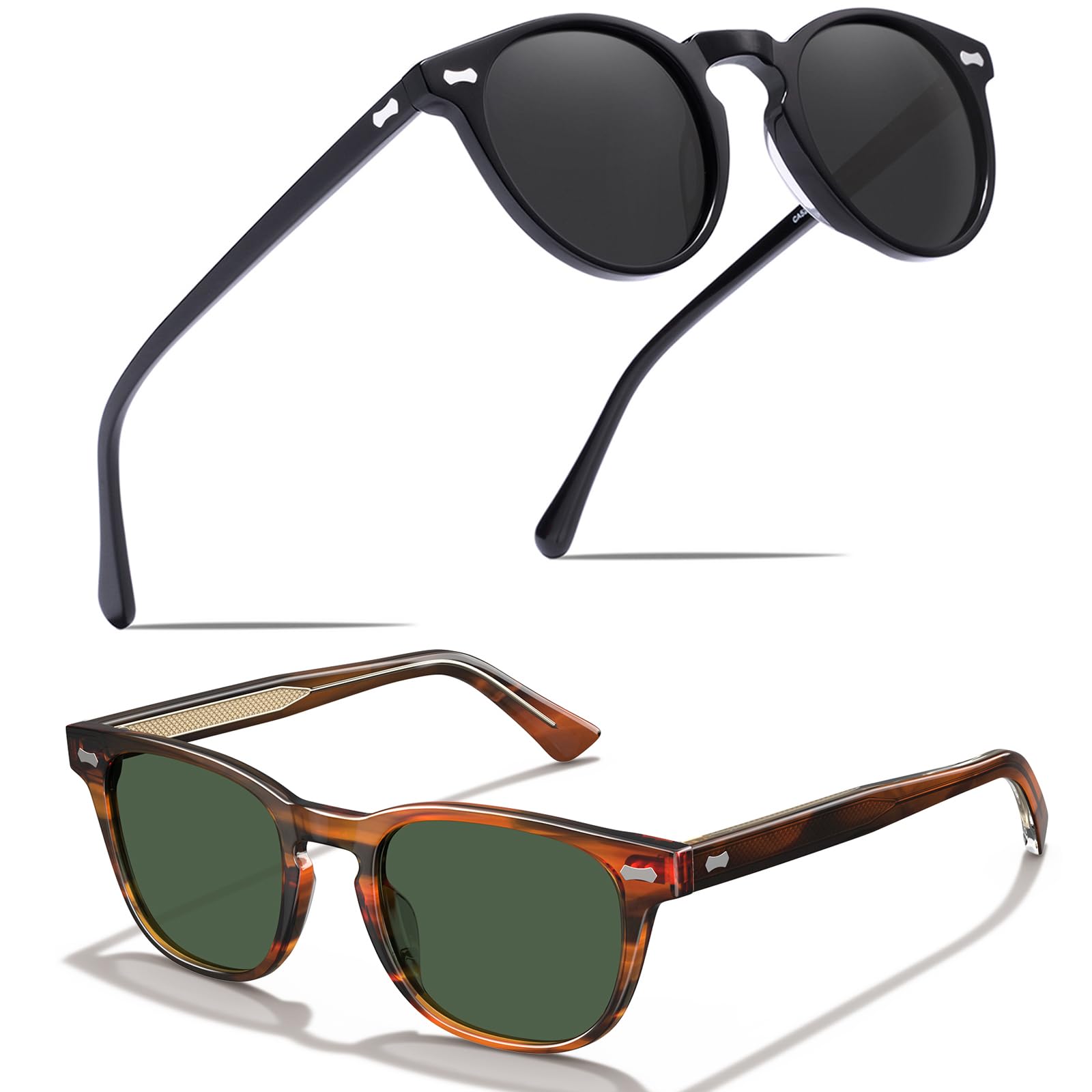 CARFIA Klassiche Sonnenbrille für Herren UV400 CA5288L01+CA213202