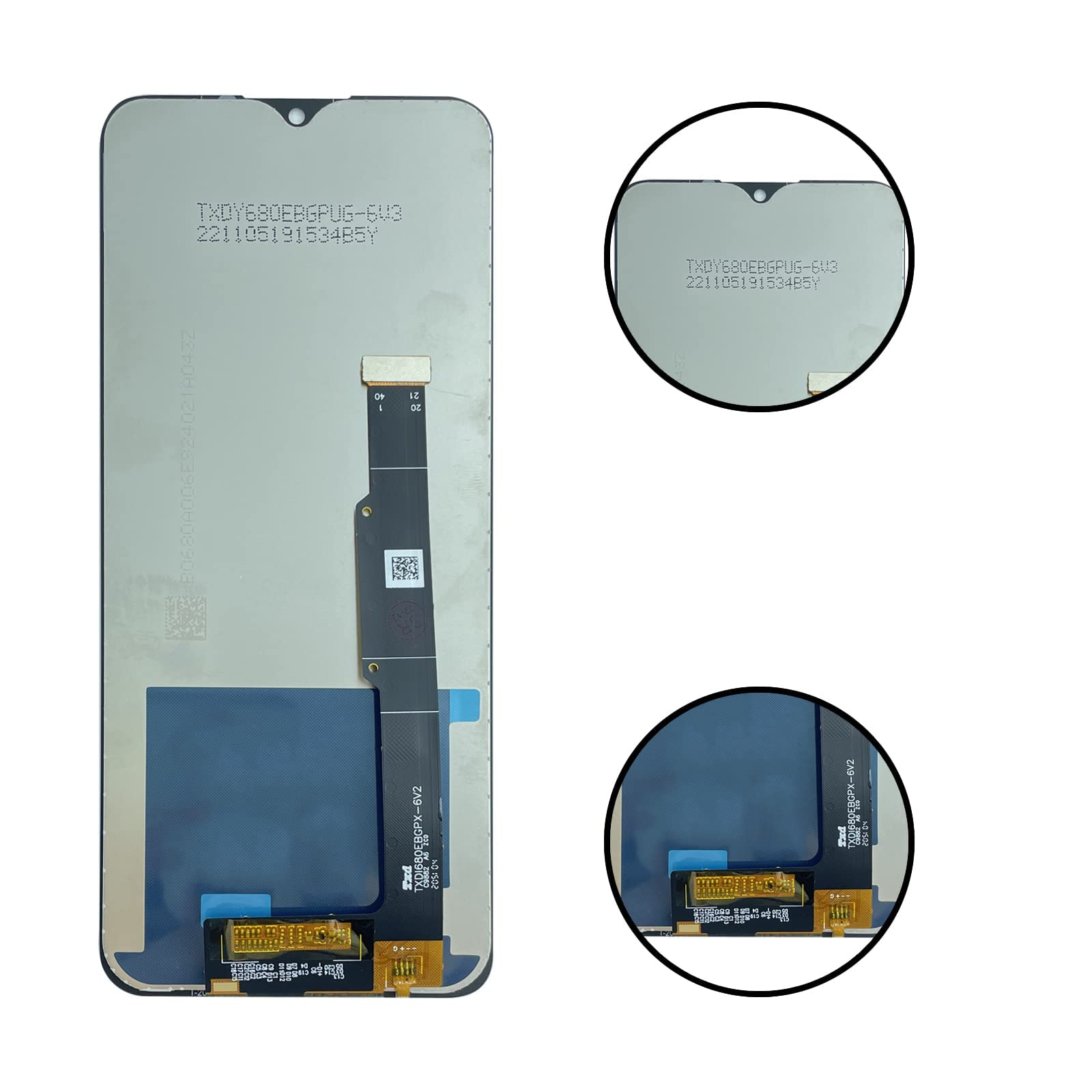 A1 Tela De Toque Lcd Para Tcl 20 Se 20se T671 T671e | Parcelamento sem juros