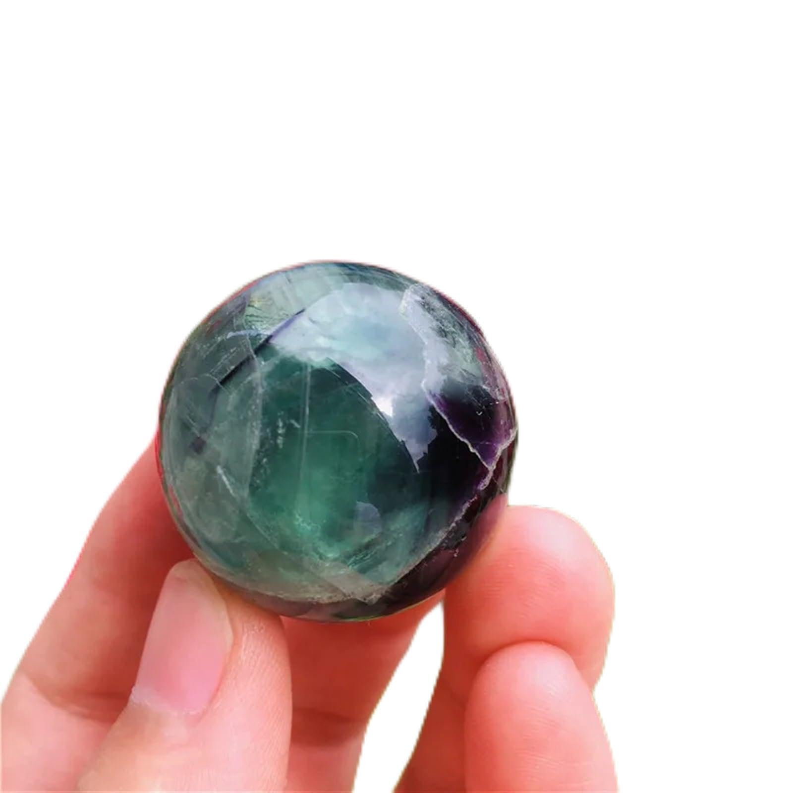 Fluorite quartz crystal ball 4cm pour décoration maison