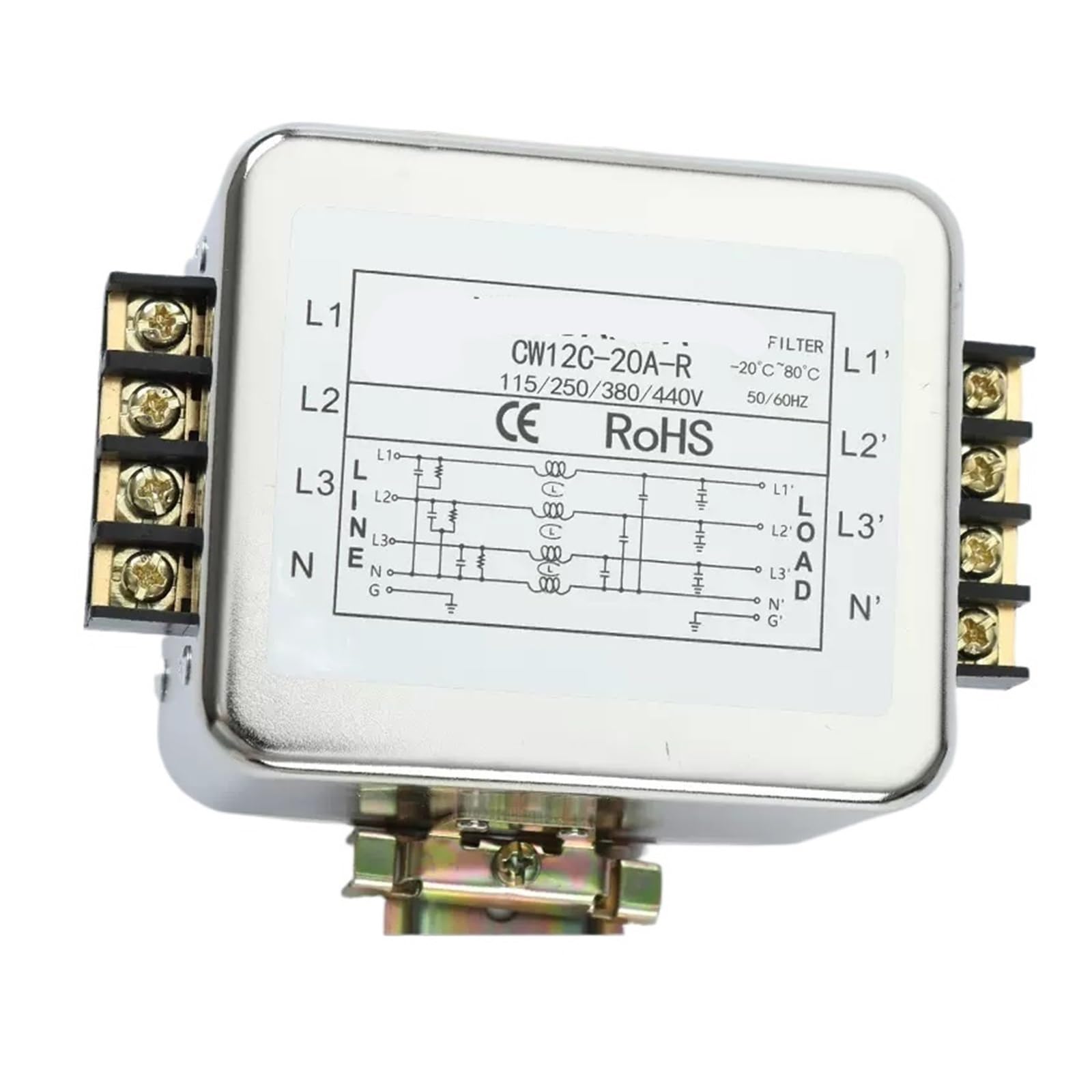 Filtre de rail de guidage servo 380V pour résoudre les pannes de fréquence