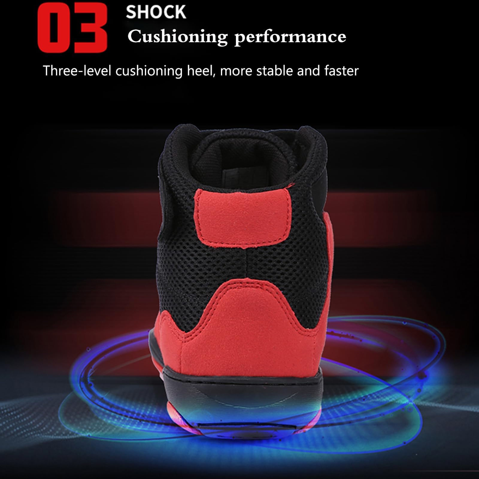 Zapatos De Lucha Antideslizantes,Botas Boxeo,Zapatos De Lucha Unisexo,Mallatranspirable,Flexiblesyduraderos,Adecuado para Peleas,Lucha Libre,Fitness,Artes Marciales,Sanda