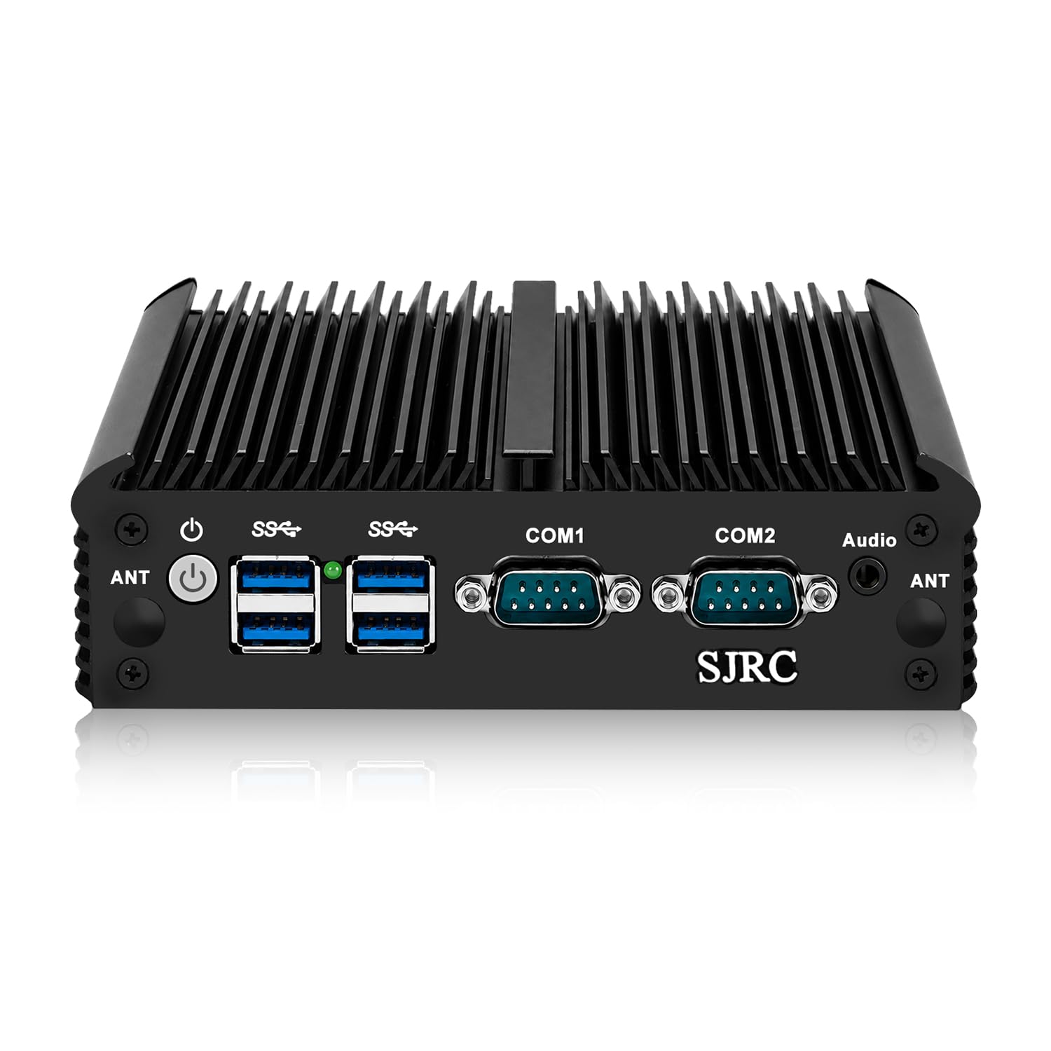 SJRC Celeron J4125 Mini PC, bez wentylatora komputer przemysłowy z 2X RS232/RS485 COM, 2 x Gigabit LAN, wbudowany mikrokomputer Box, bez pamięci RAM/SSD/OS, SIM, mPCIe, HD, VGA