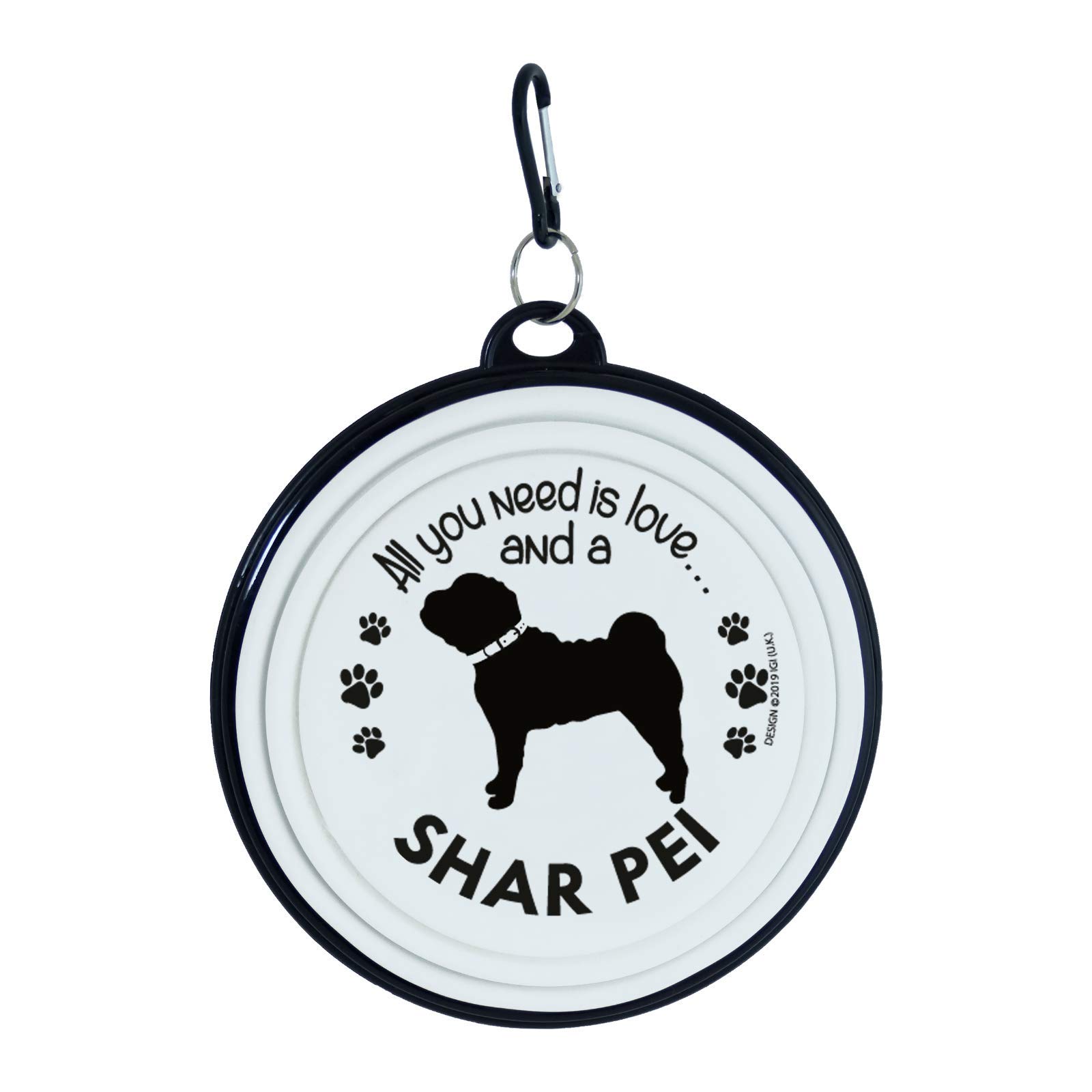 Travel Dog Bowls - Collapsible Bowl - Large Dogs (Shar Pei) โ image 1