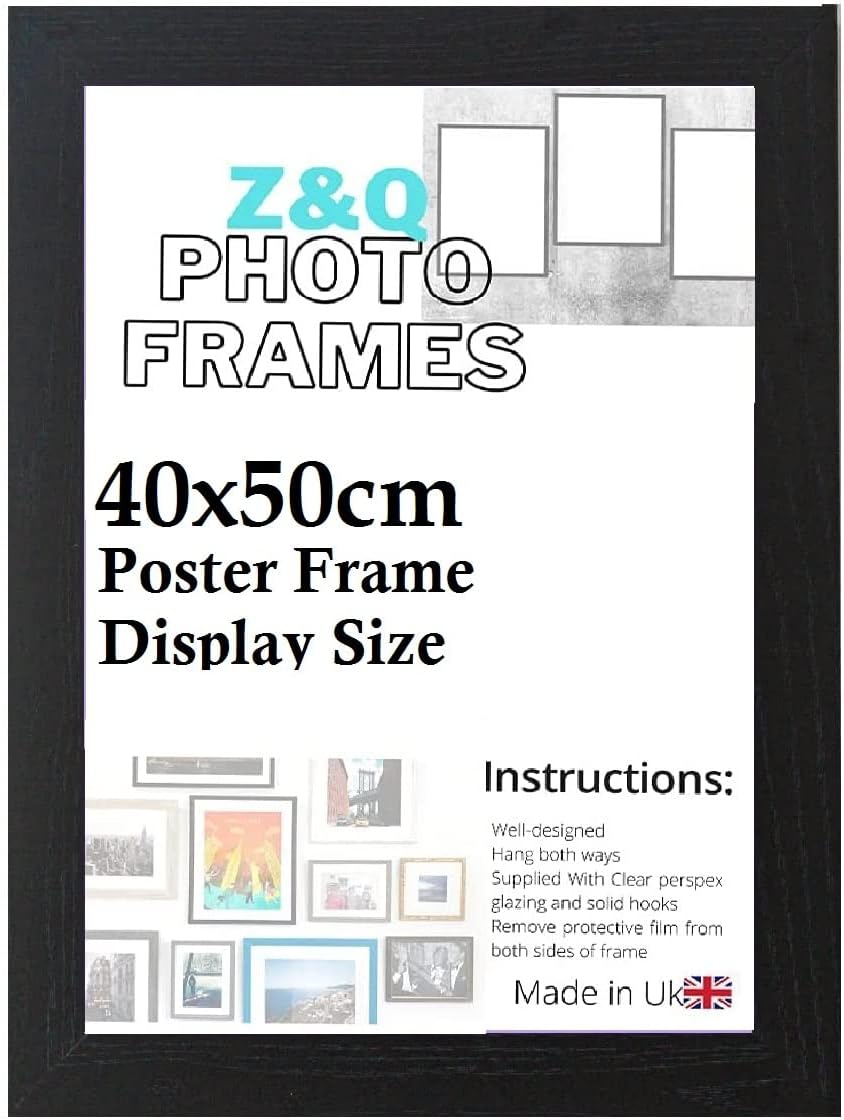 Elegant Picture Poster Photo Display Frame 40x50cm Black Picture Frames
