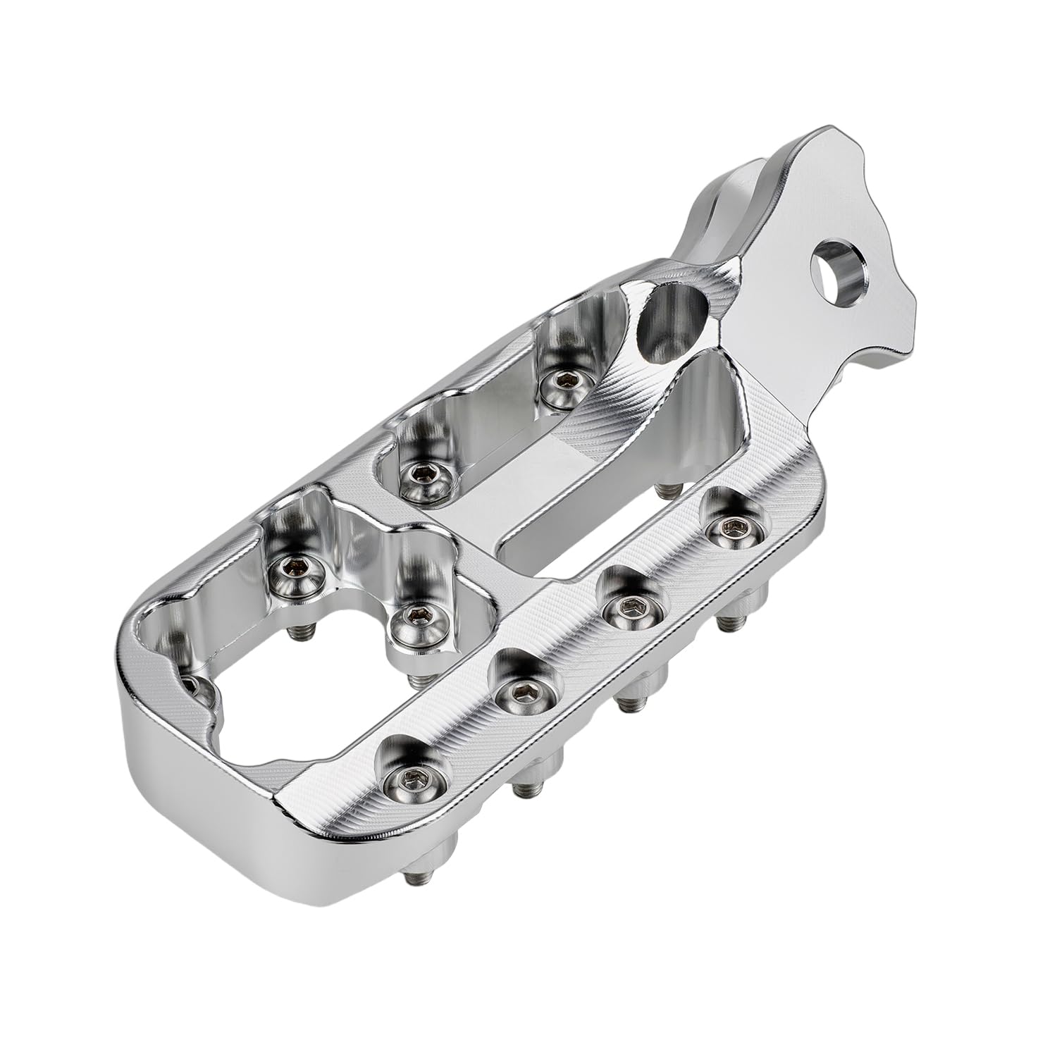 Dirtbike Fussrasten CNC Aluminium für Surron Light Bee S X L1E LBX Sur Ron Segway X260 X160 Elektro Dirt Bike Silber