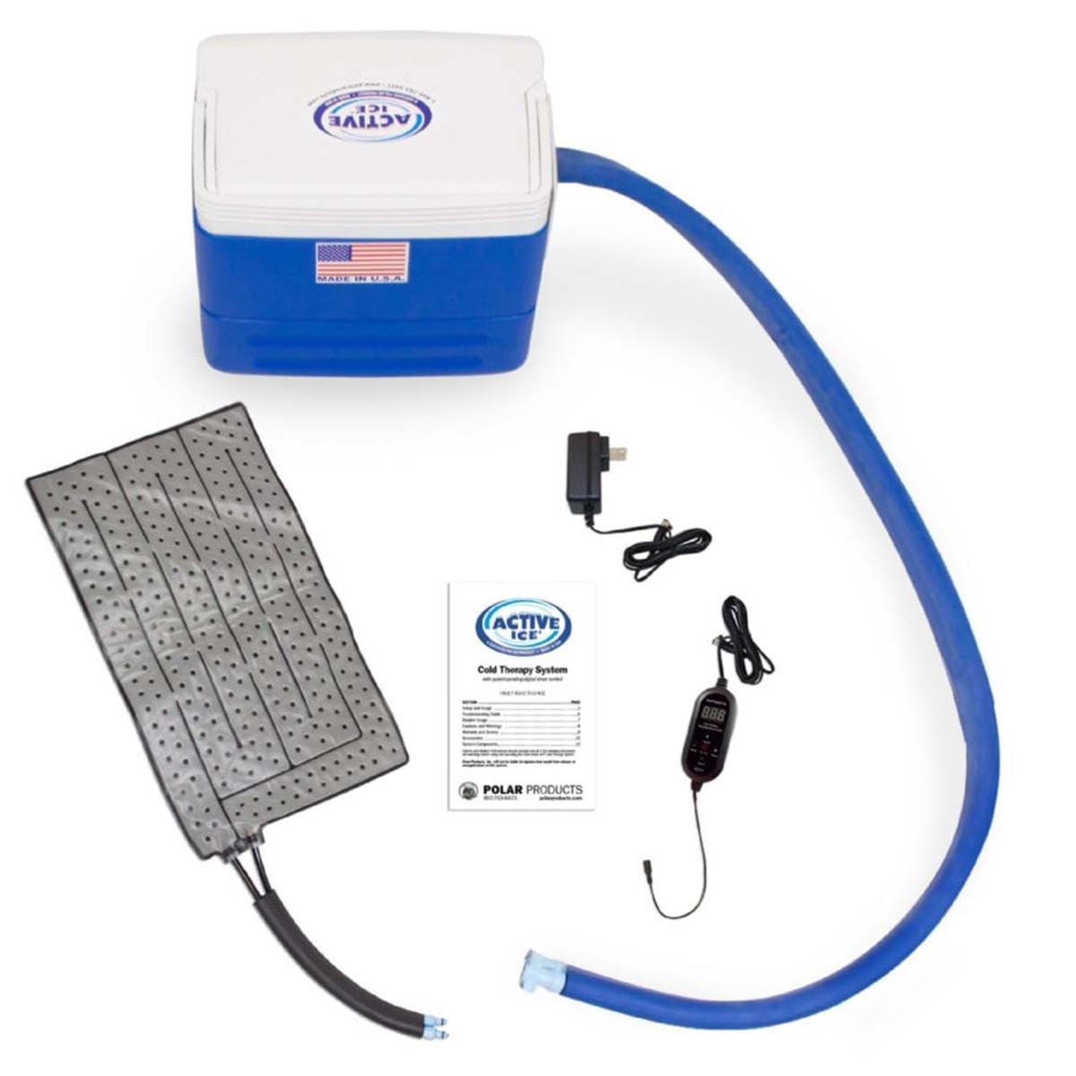 Polar Active Ice 3.0 | 9 QT Cold Therapy Ice Machine | Programmable Timer | Universal Rectangular Compression Bearing | Pain Relief System for