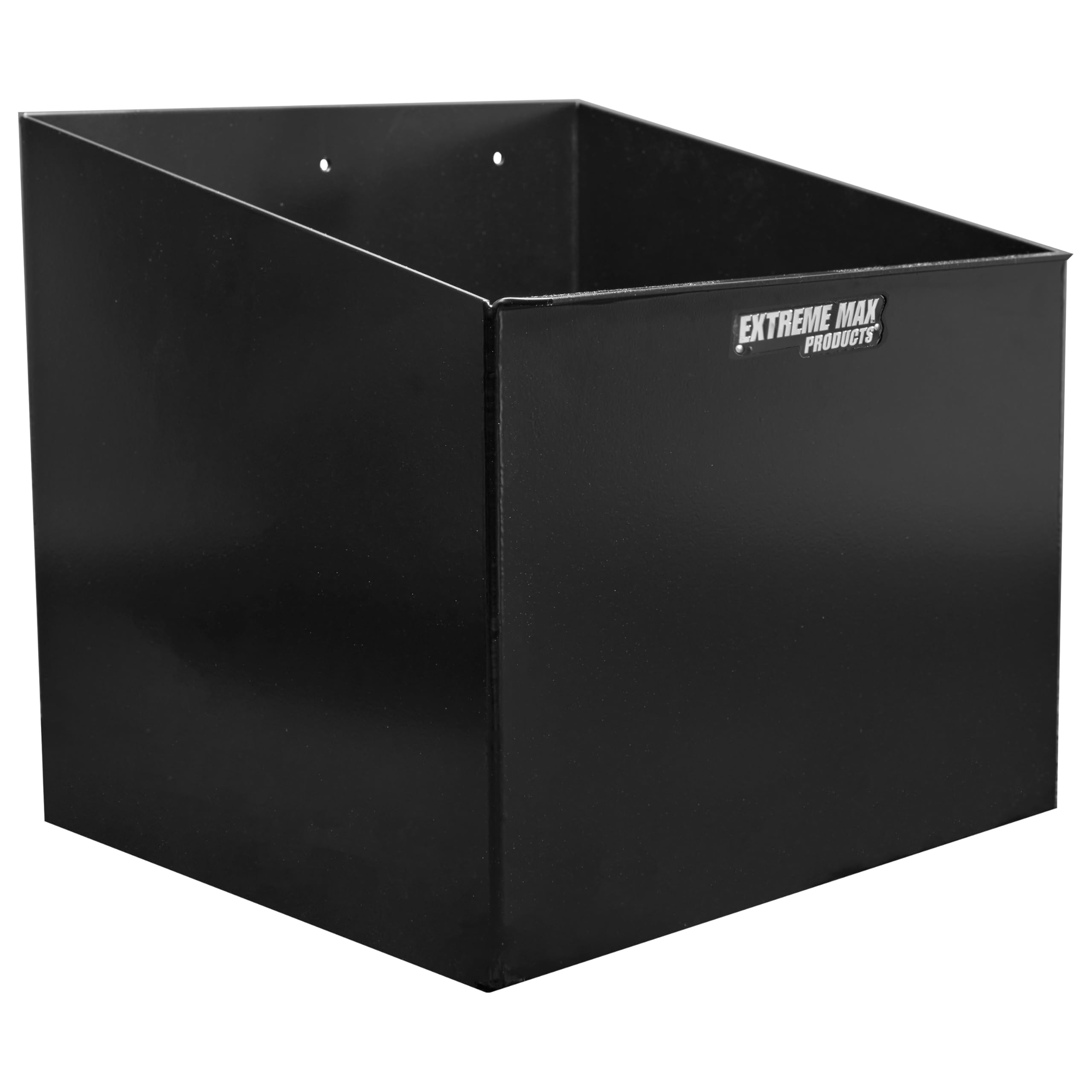 Extreme Max 5001.6157 Aluminum Single Fuel Jug Holder - Fits One 5 Gallon Container, Storage Organizer for Enclosed Race Trailer, Shop, Garage, Storage - Black