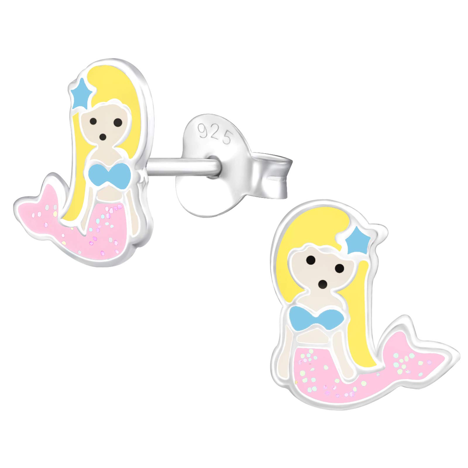 Aww So Cute 925 Sterling Silver Hypoallergenic Mermaid Stud Earrings for Babies, Kids & Girls | Diwali Gift/Birthday Gift | Comes in a Gift Box | 925 Stamped with Certificate of Authenticity | ER1657 (B07WVCGKN6) Amazon Price History, Amazon Price Tracker