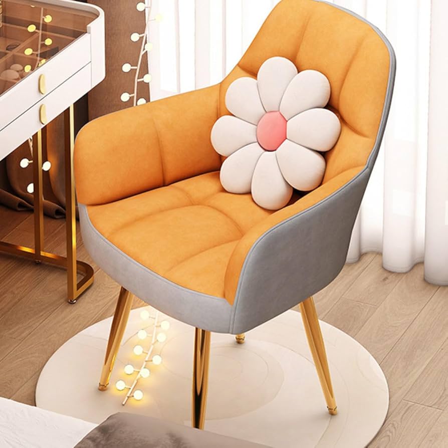 360度回転式チェア コンパクトサイズ 座面高40cm オレンジ fuj-cha130823-07_1.jpg