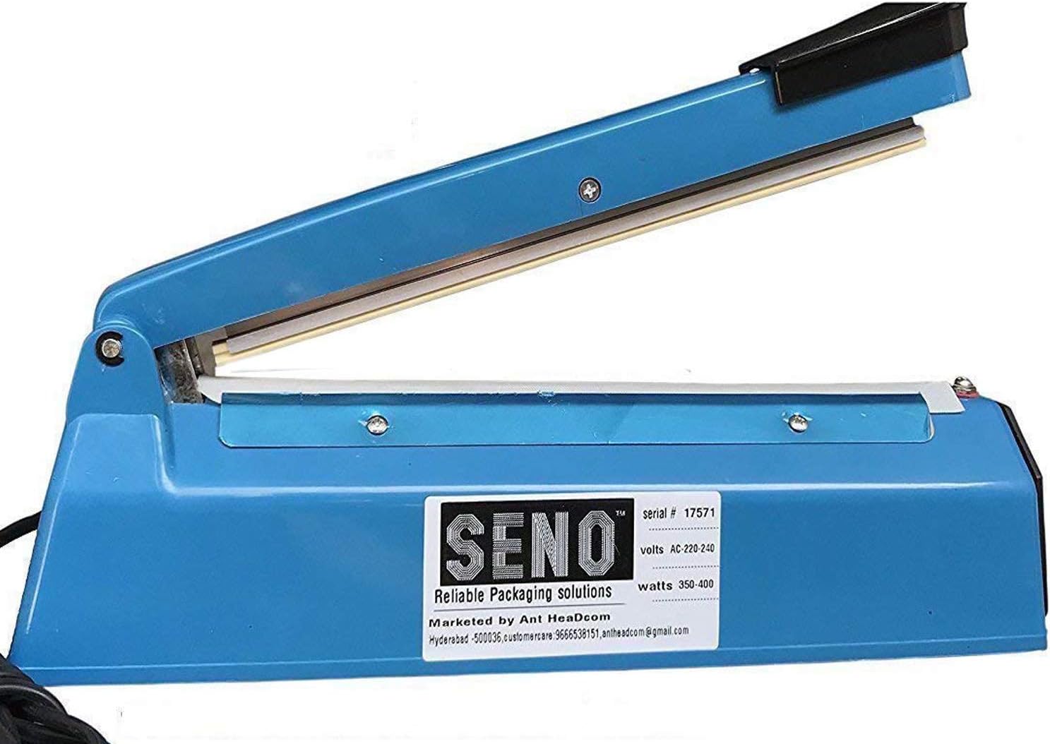 SENO Hand Sealing Machine for All Kind of Plastic Pouches, 8 Inches