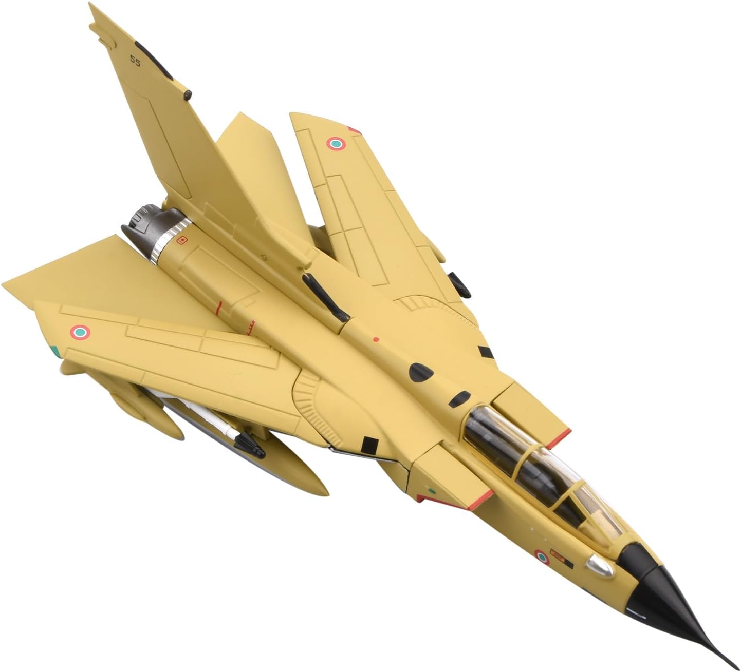 Alloy Europefighter Tornado Fighter Model 1:100 Scale, Alloy Aircraft Toy for Collection Displaying