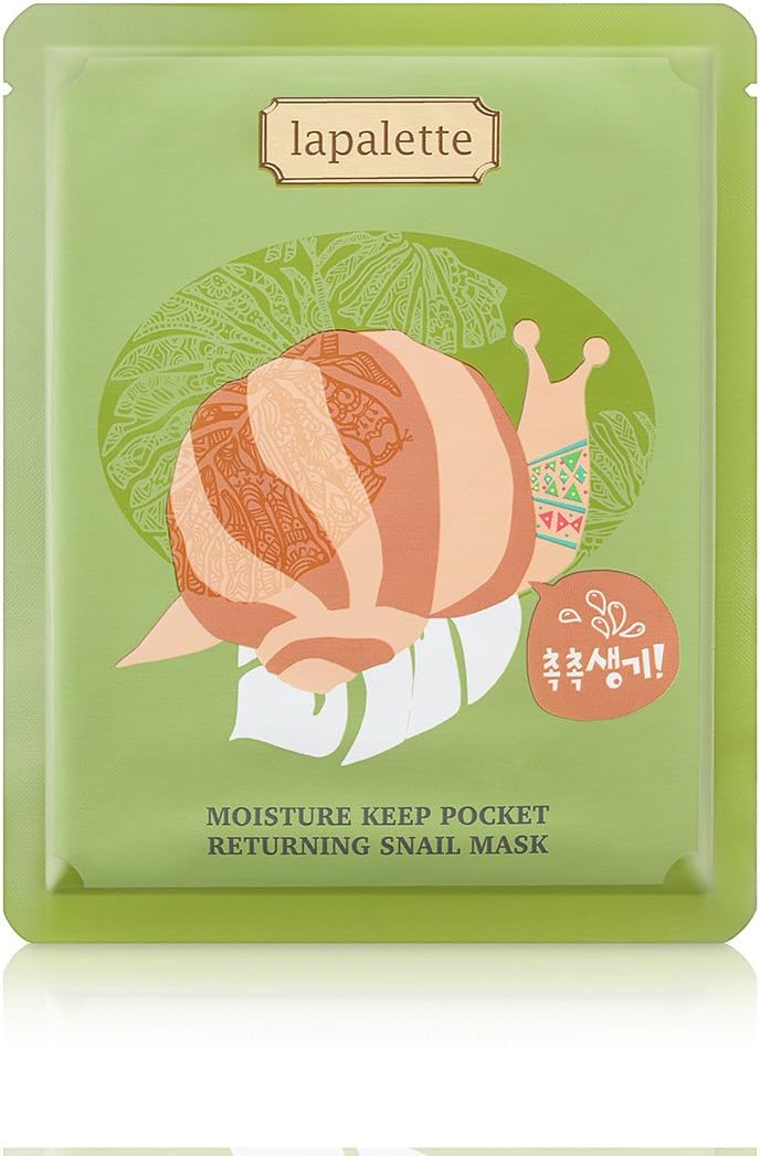 Lapalettebeauty Moisture keep pocket returning Snail mask