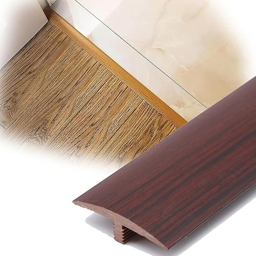 Tira de transición de umbral de moldeo en T, tira de conexión impermeable de 36 pulgadas, puertas/alfombra/tira reductora de suelo irregular (color